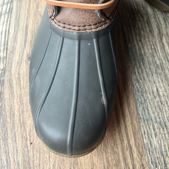 SOLD!! Sperry salt water duck boots size 7 excellent condition mint leather - Picture 3 of 10